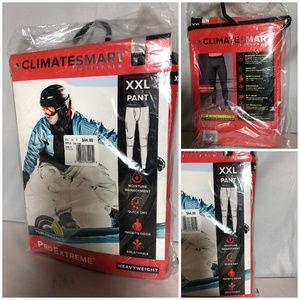 Climate Smart Base Layers Heavyweight Black Pants